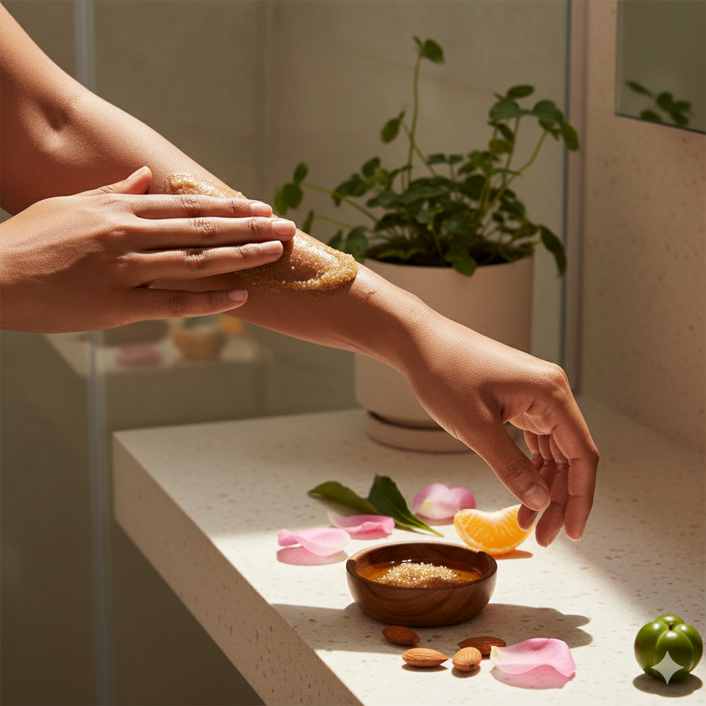 Gentle Body Scrubs for Smoother, Spot-Free Skin