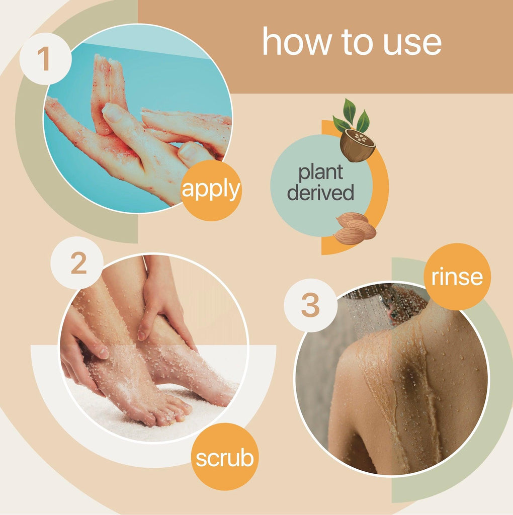Almond & Babassu Polishing Body Scrub 30g - Boho Botanist