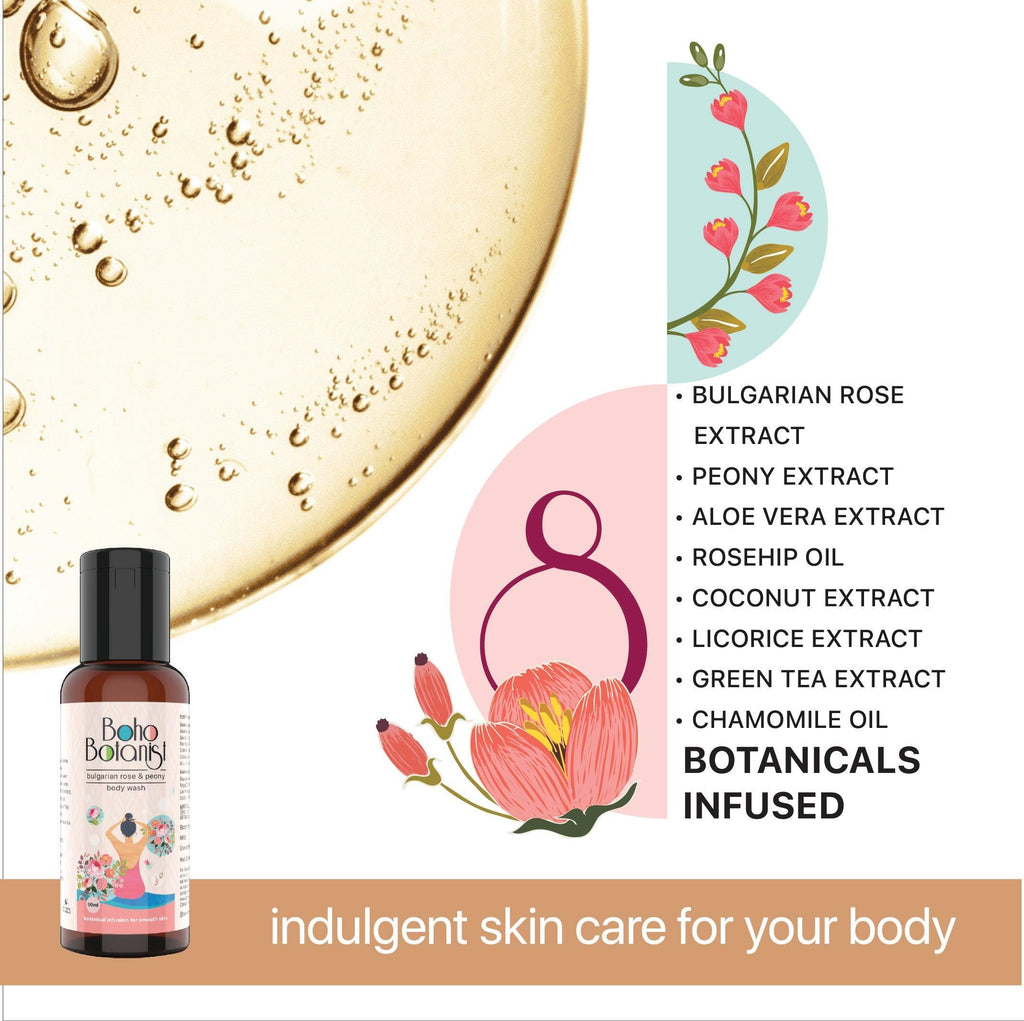 Bulgarian Rose & Peony Soft Skin Regime MINI Kit - Boho Botanist
