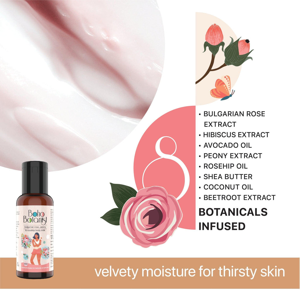Bulgarian Rose & Peony Soft Skin Regime MINI Kit - Boho Botanist